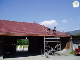 Cycoplast Dachpfannen im Einsatz