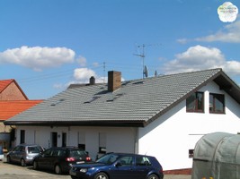 Cycoplast Dachpfannen im Einsatz
