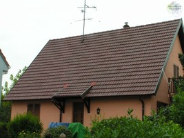 Cycoplast Dachpfannen im Einsatz